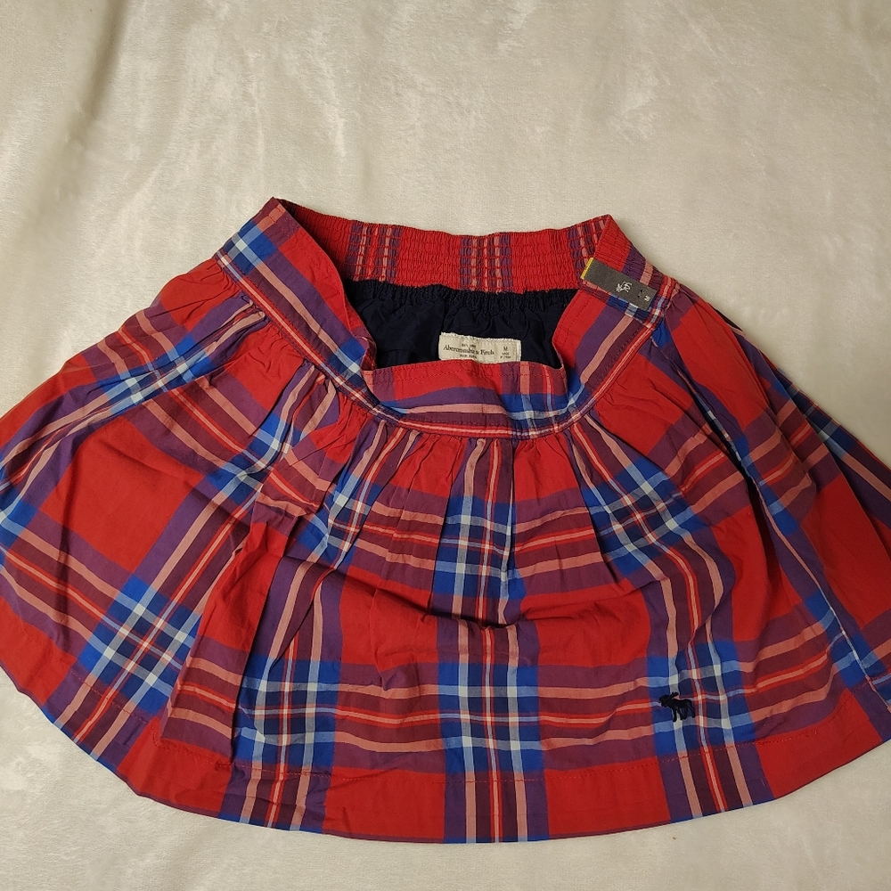 Abercrombie & Fitch Skirt Girls M Multicolor Plaid